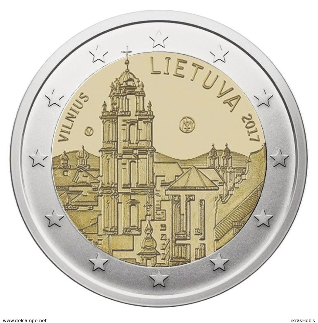 Lithuania 2 Euro, 2017 Vilnius - Lituanie