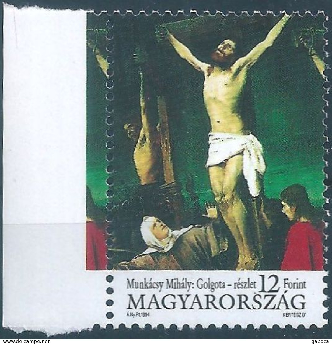 C5732 Hungary Art Pinting Religion Holiday Easter Jesus MNH RARE - Pasqua