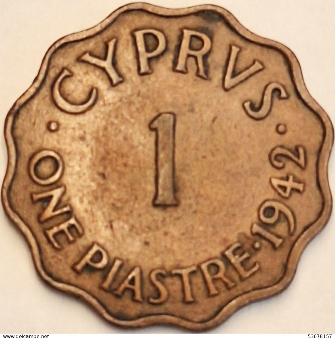 Cyprus - Piastre 1942, KM# 23a (#3591) - Cyprus