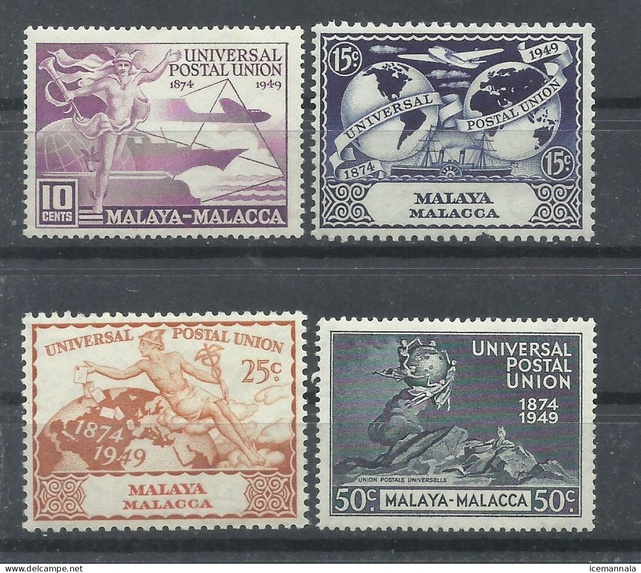 MALACA  YVERT  255/58    MNH  ** - Malacca