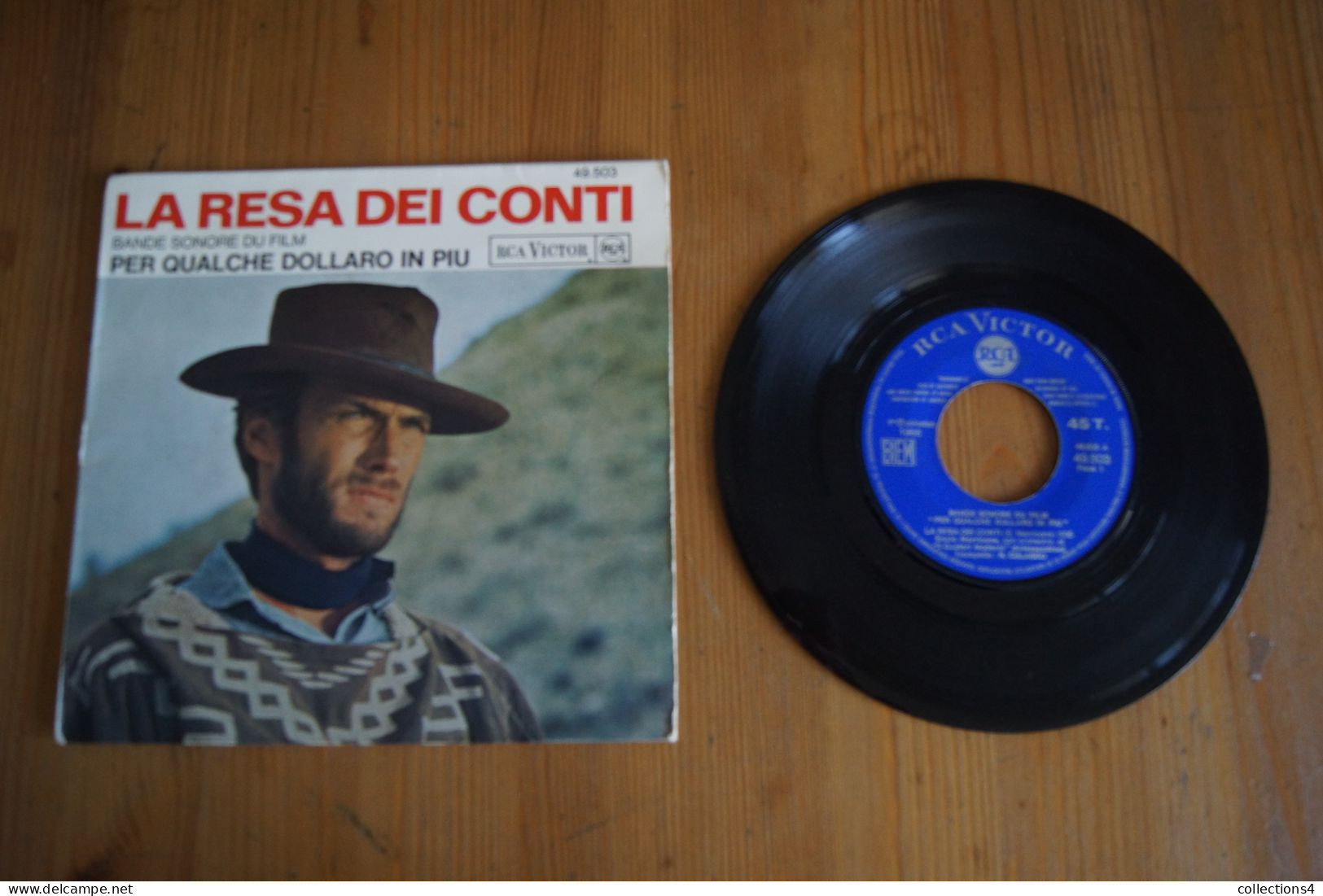 ENNIO MORRICONE LA RESA DEI CONTI SP DU FILM DE SERGIO LEONE 1968 CLINT EASTWOOD VALEUR + - Soundtracks, Film Music