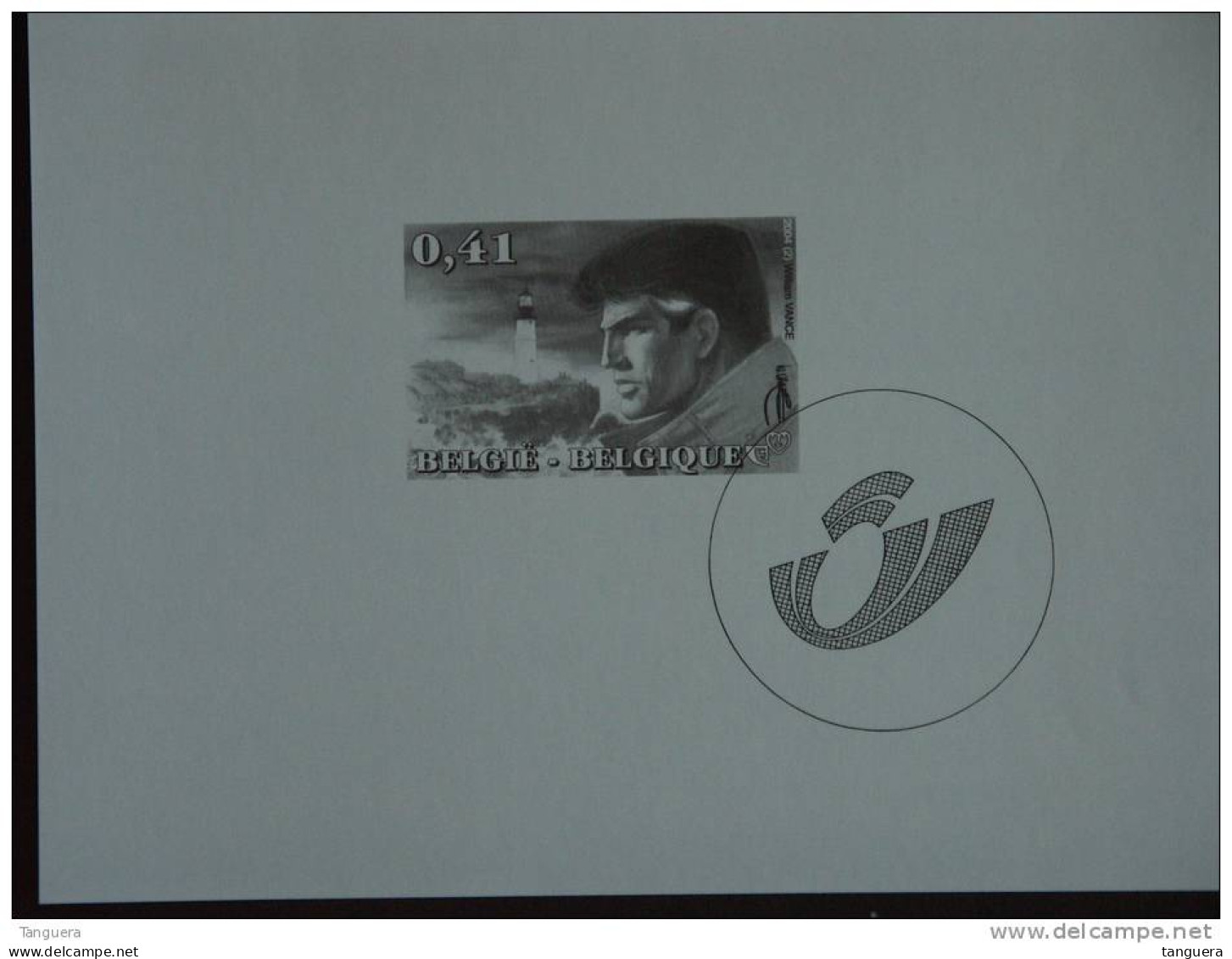 België Belgique GCA9 2004 Feuillet Noire Et Blanc Strips William Vance Vuurtoren Phare Du Timbre 3233 MNH ** - B&W Sheetlets, Courtesu Of The Post  [ZN & GC]