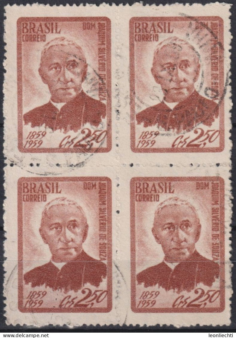 1959 Brasilien ° Mi:BR 960, Sn:BR 894, Yt:BR 676, Dom Joaquim Silverio De Souza (1859-1933), First Archbishop - Usati