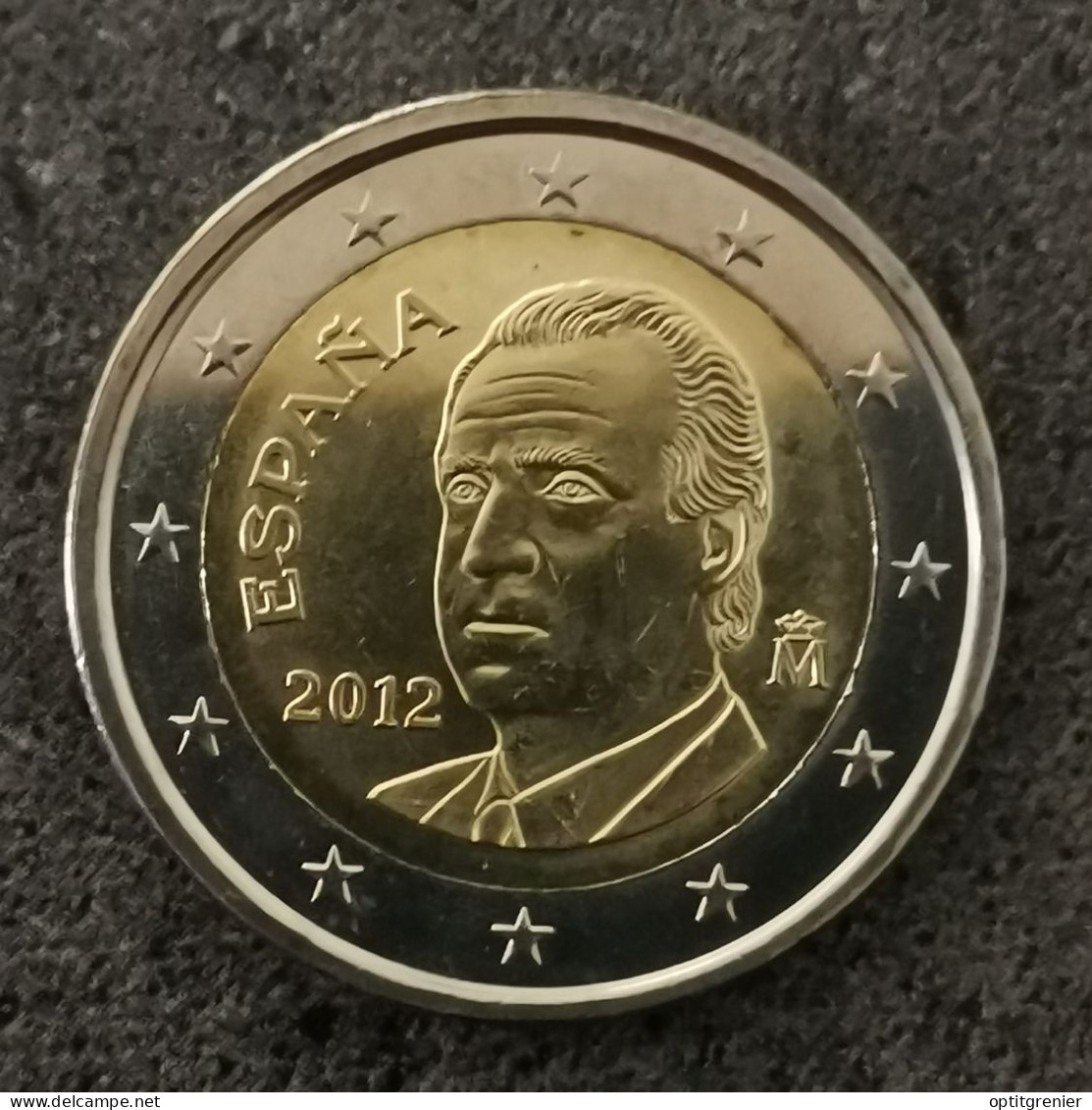 2 EURO ESPAGNE 2012 JUAN CARLOS I / SPAIN EUROS - Spanje