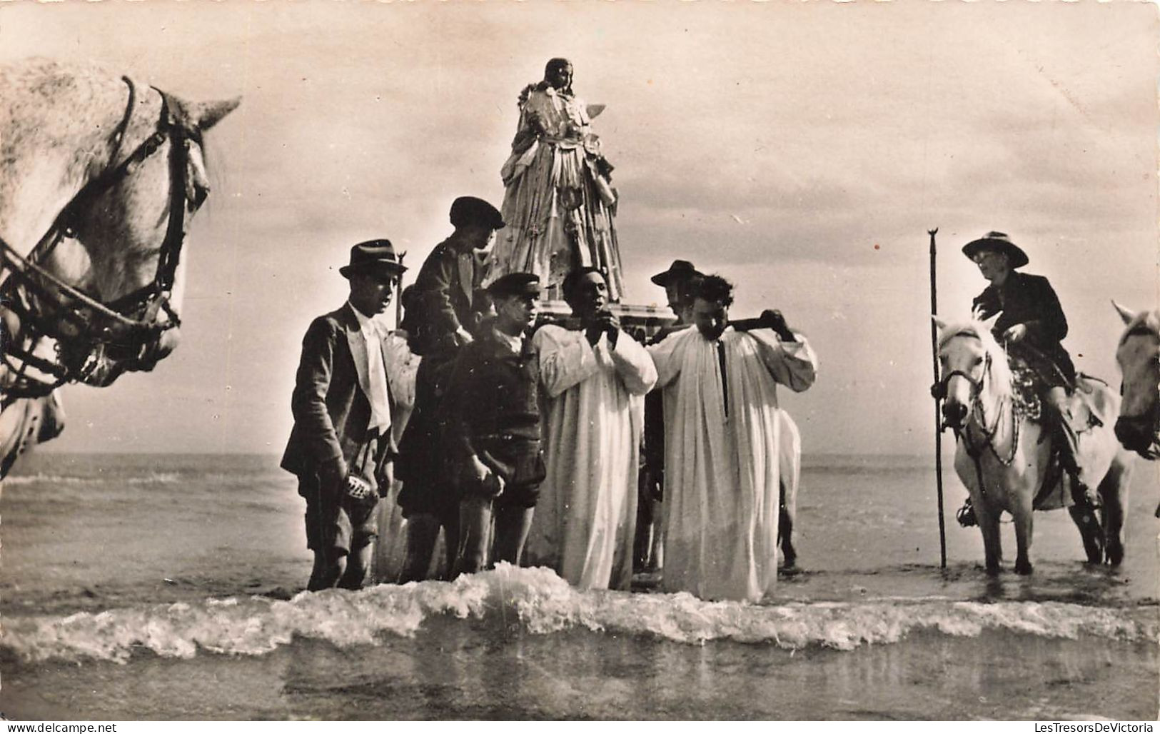 FRANCE - Saintes Maries De La Mer - Bénedicte De Ste Sarah - Patronne Des Gitans - La Camargue - Carte Postale Ancienne - Saintes Maries De La Mer