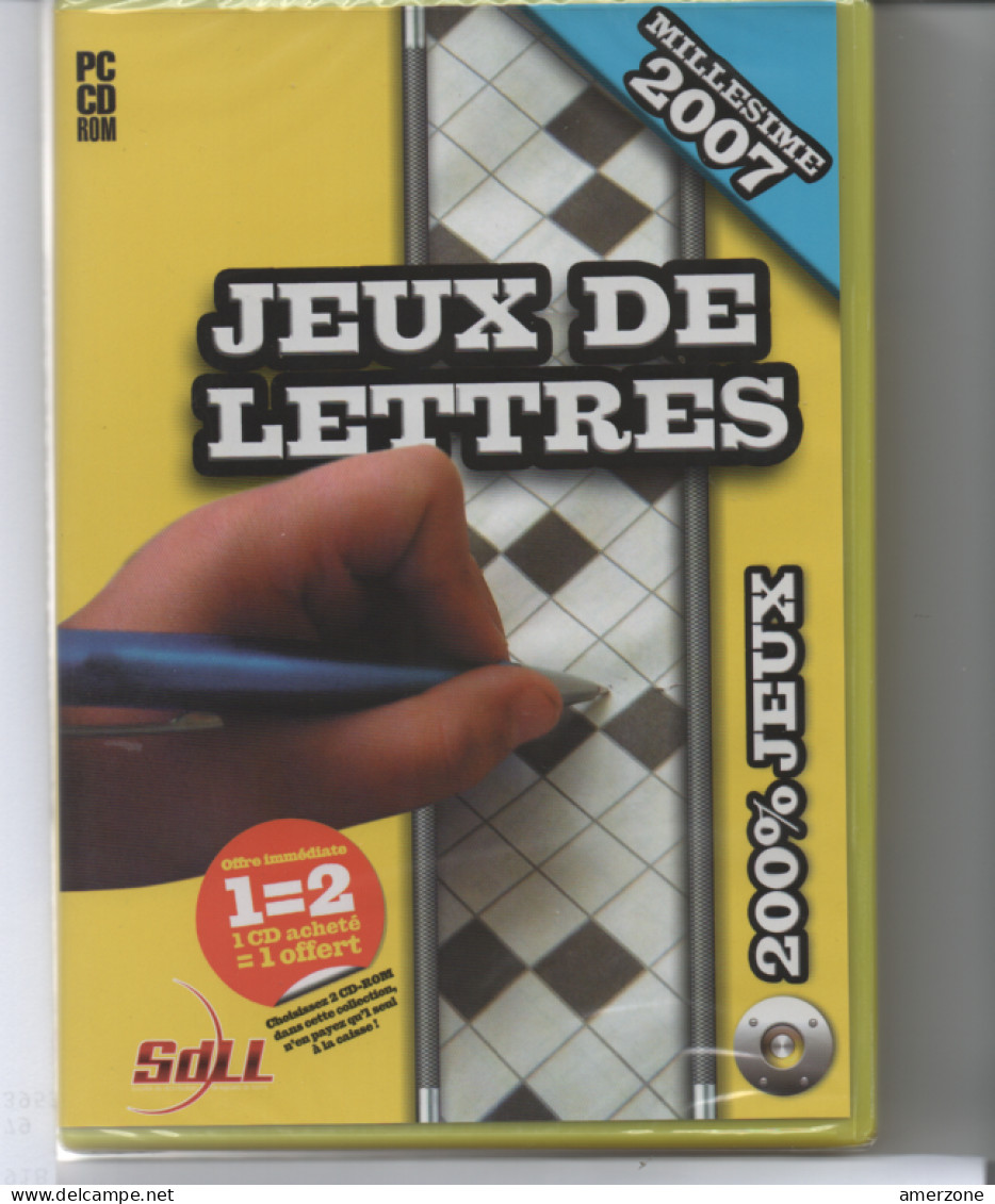 DVD   Sous Blister  JEUX  DE LETTRES  3 Jeux   Micfo Lettres  Mots  Super Grille - Dokumentarfilme