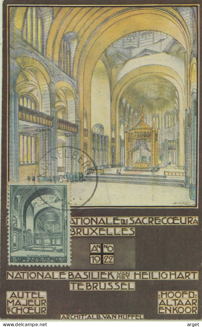 Carte-Maximum BELGIQUE N°Yvert 477 /  Basilique Koekelberg - 1934-1951