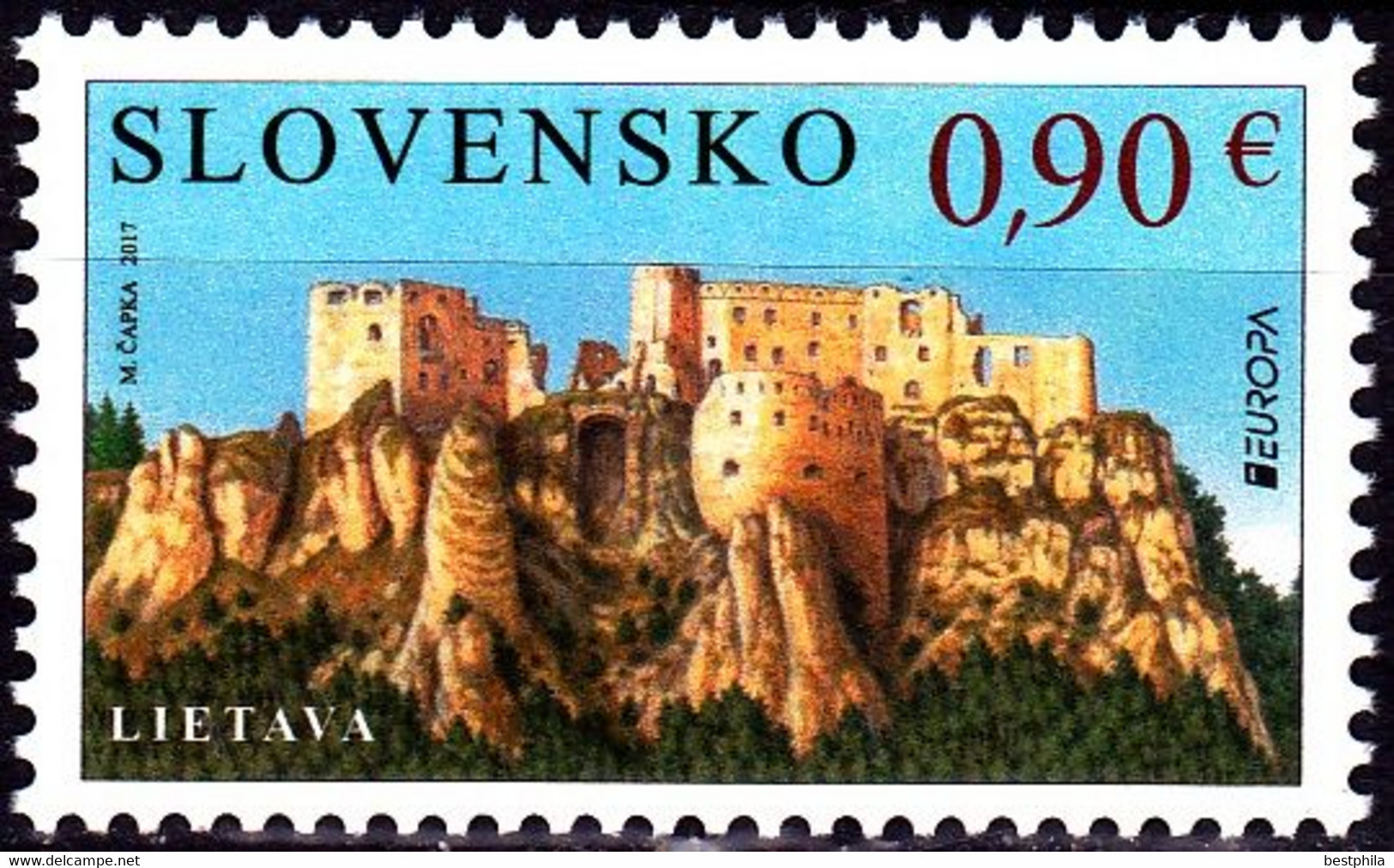 Europa Cept - 2017 - Slovakia, Slovensko - (Castles) ** MNH - 2017