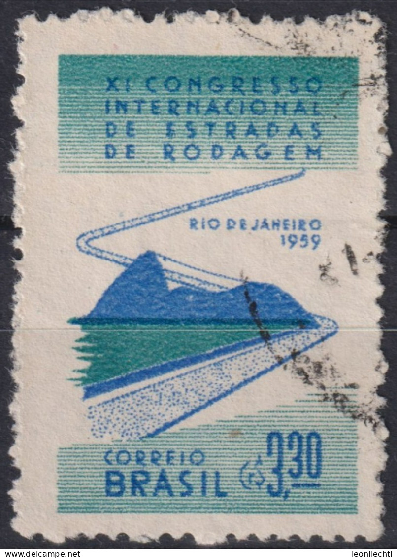 1959 Brasilien ° Mi:BR 961, Sn:BR 895, Yt:BR 682, 11º Congress Roads - Usados
