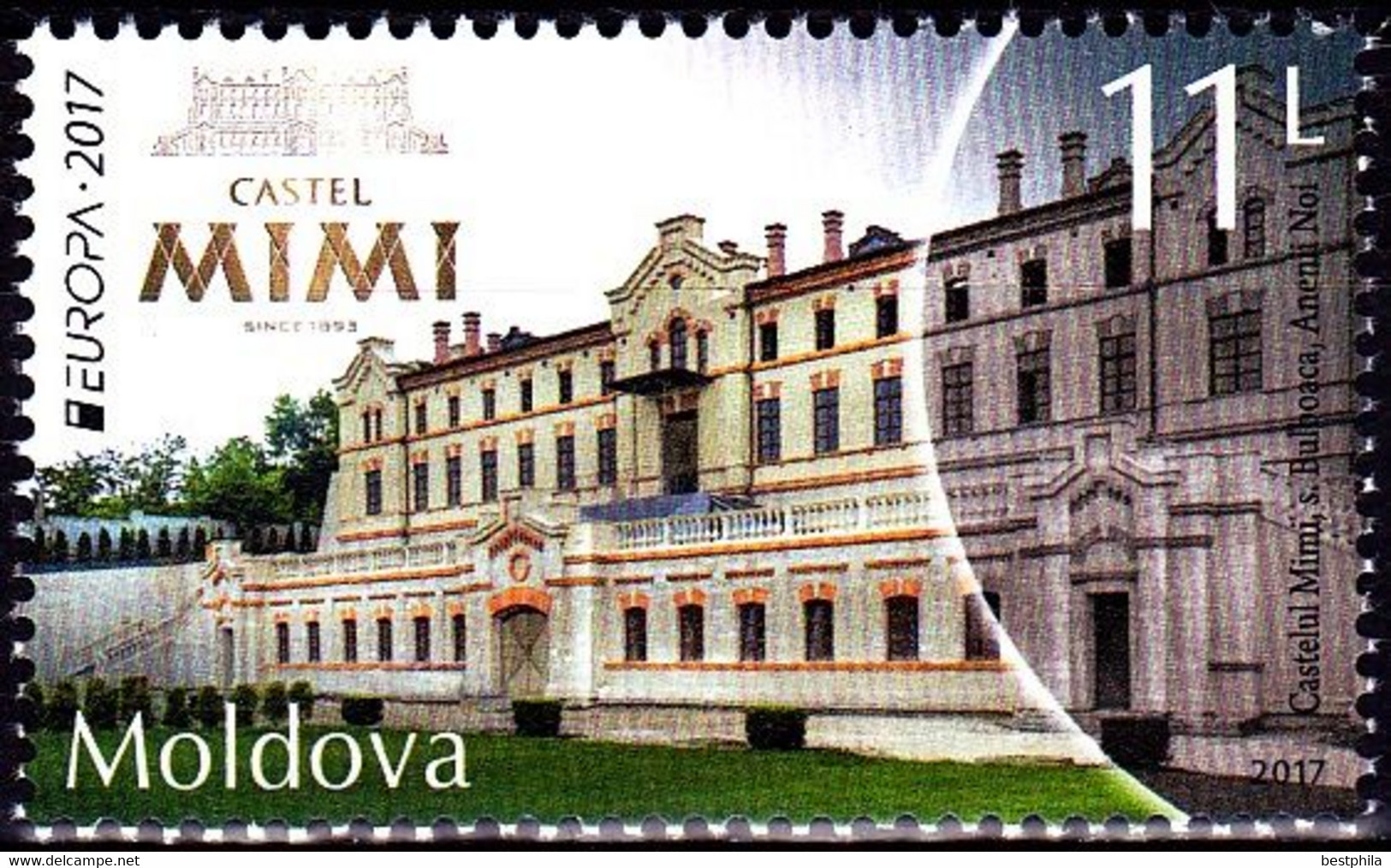 Europa Cept - 2017 - Moldova - (Castles) ** MNH - 2017