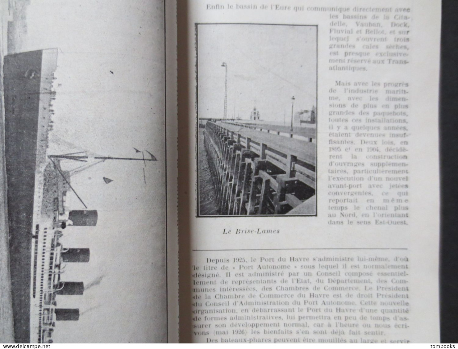 Le Havre - Guide du Havre & de la Région par Gaston Hauville - 1929 - B.E -
