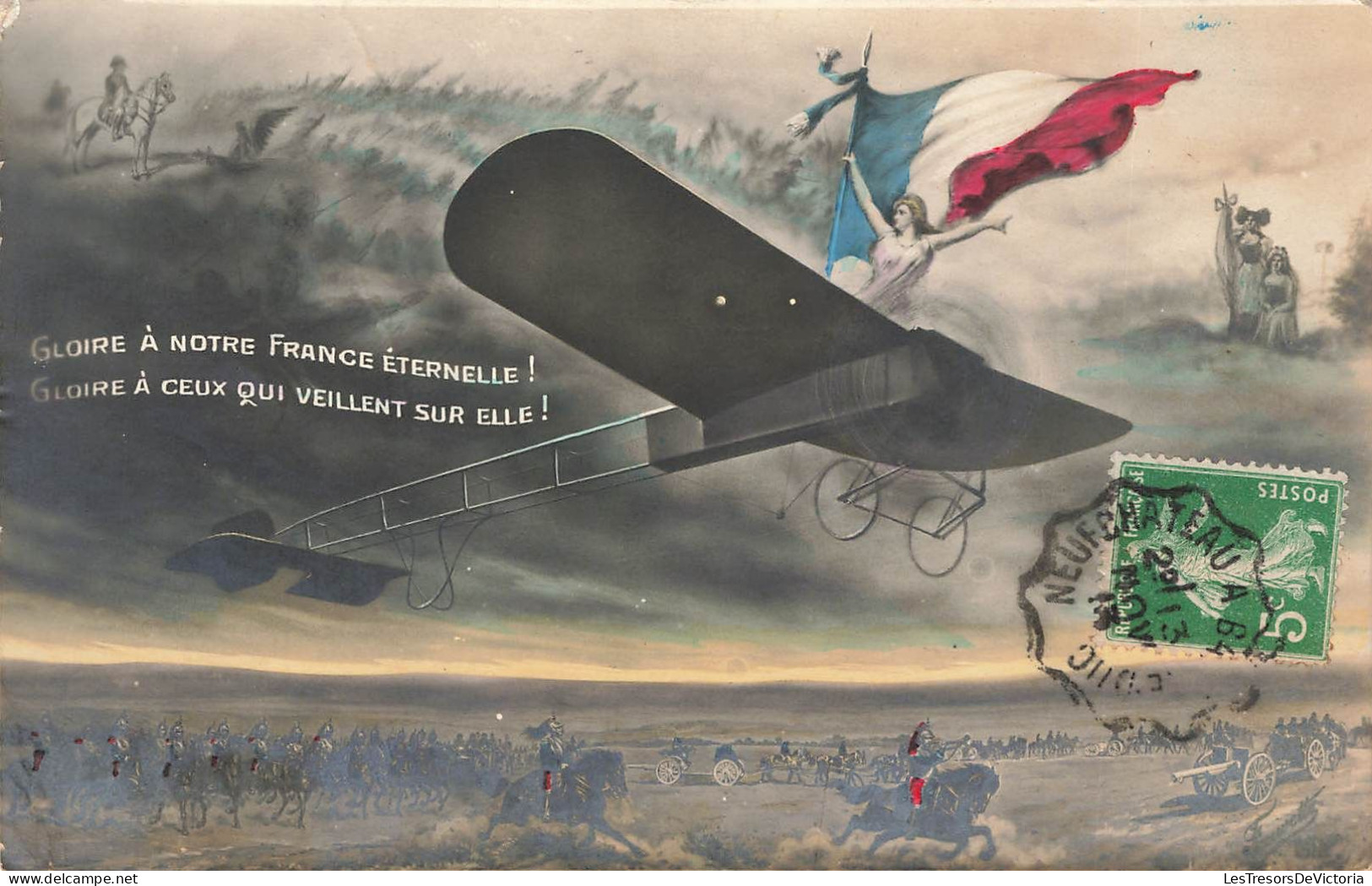 MILITARIA - Guerres - Gloire à Notre France éternelle - Carte Postale Ancienne - Altre Guerre