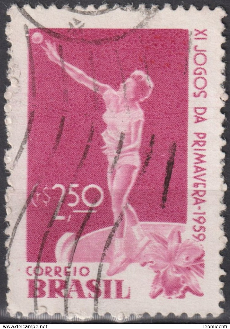 1959 Brasilien ° Mi:BR 963, Sn:BR 896, Yt:BR 681, Putting The Shot - Usati