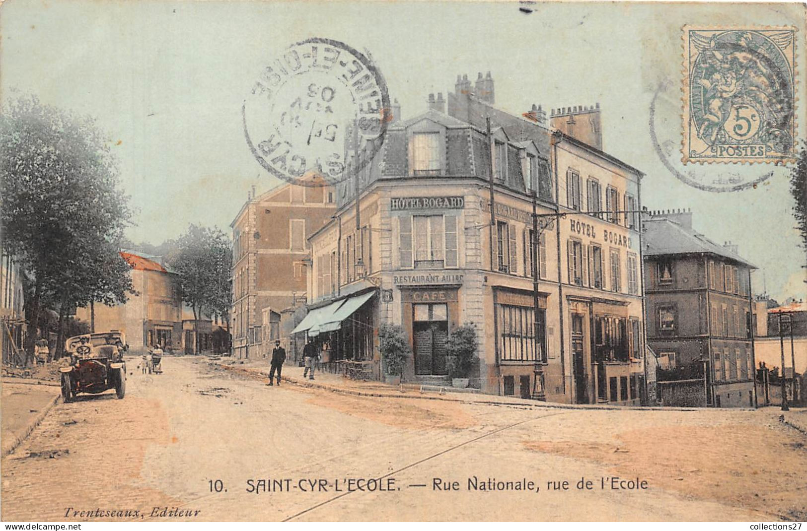 78-SAINT-CYR-ECOLE- RUE NATIONALE RUE DE L'ECOLE - St. Cyr L'Ecole
