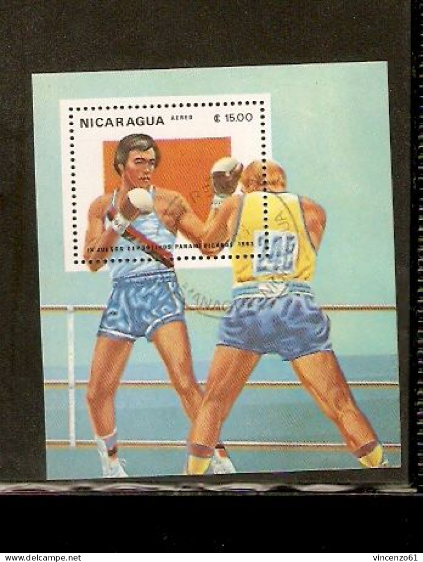 NICARAGUA JUEGOS DEPORTIVO PANAMERICANOS 83 - Boxing