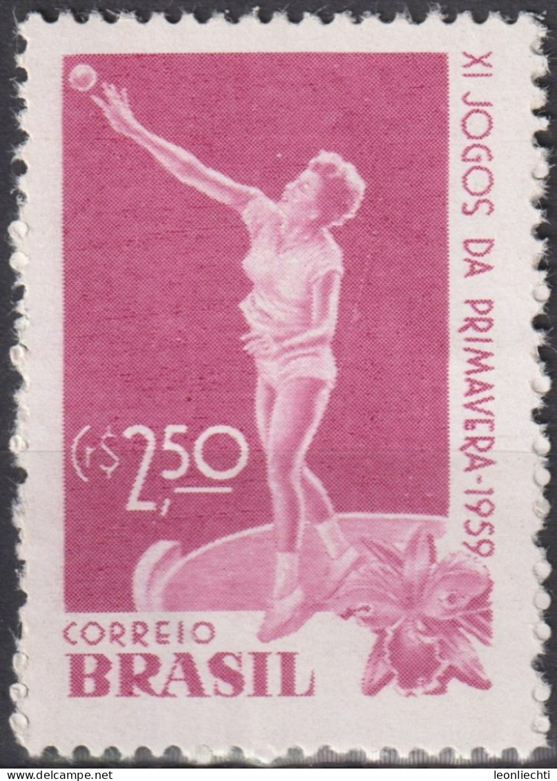 1959 Brasilien ** Mi:BR 963, Sn:BR 896, Yt:BR 681, Putting The Shot - Ongebruikt