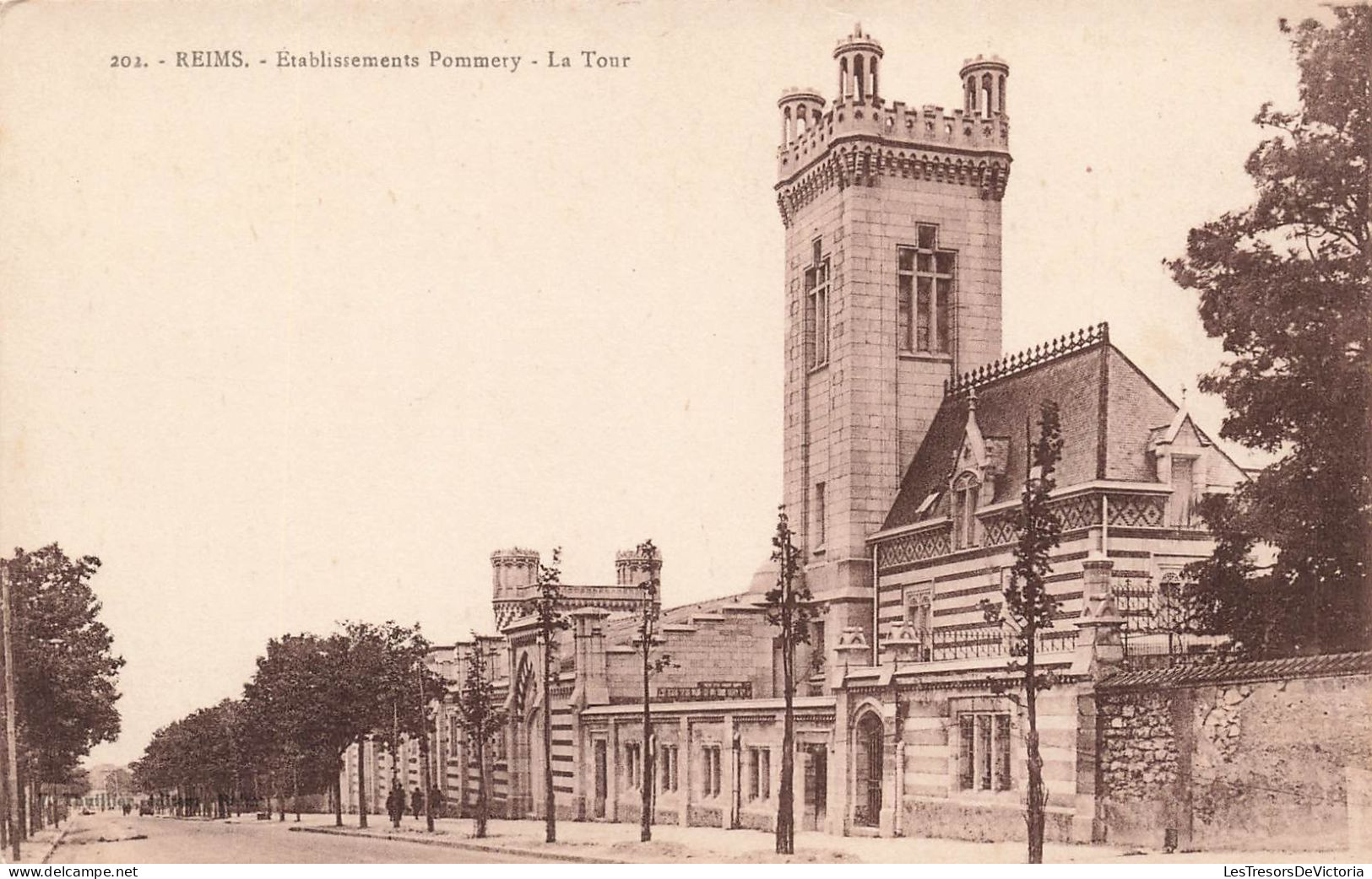 FRANCE - Reims - Vue Générale Des établissements Pommery Et La Tour - Carte Postale Ancienne - Reims