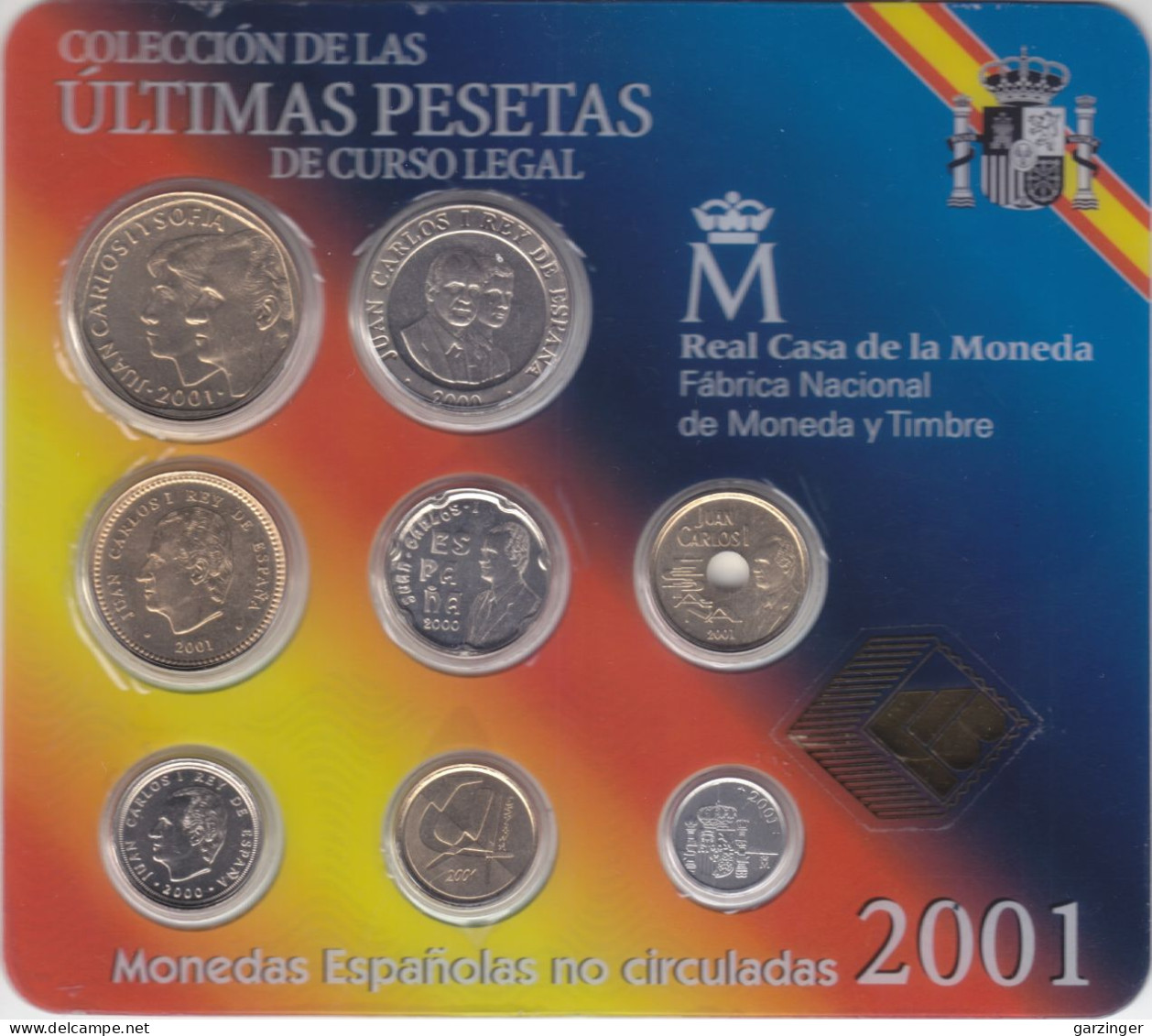 Cartera Oficial FNMT / MINT SET 2001 - Ongebruikte Sets & Proefsets