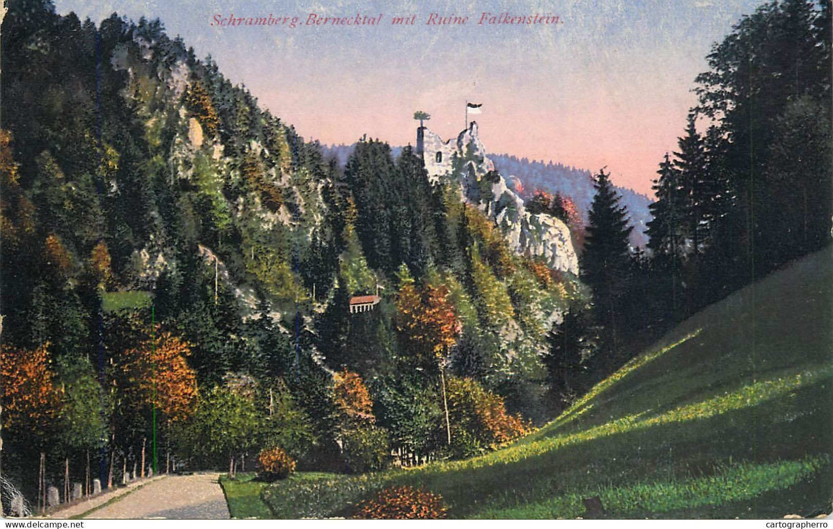 Germany Schramberg Bernecktal Mit Ruine Falkenstein - Schramberg