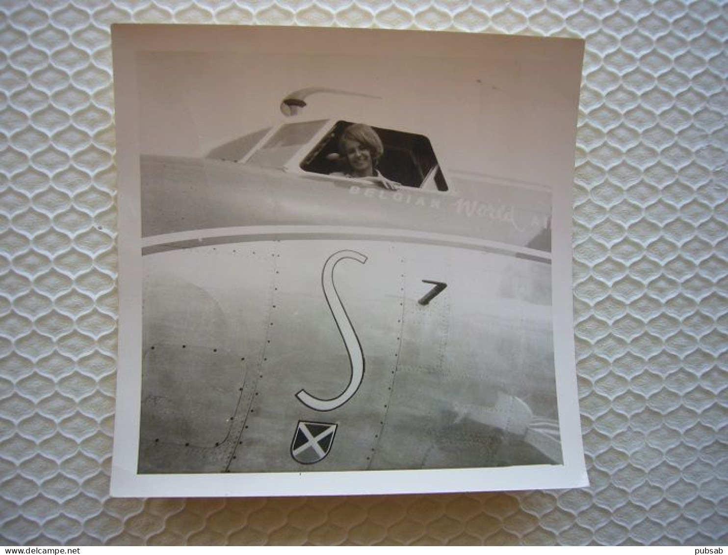 Avion / Airplane / SABENA / De Havilland Dove DH 114 /  / Photo / Size : 9X9cm - 1946-....: Era Moderna