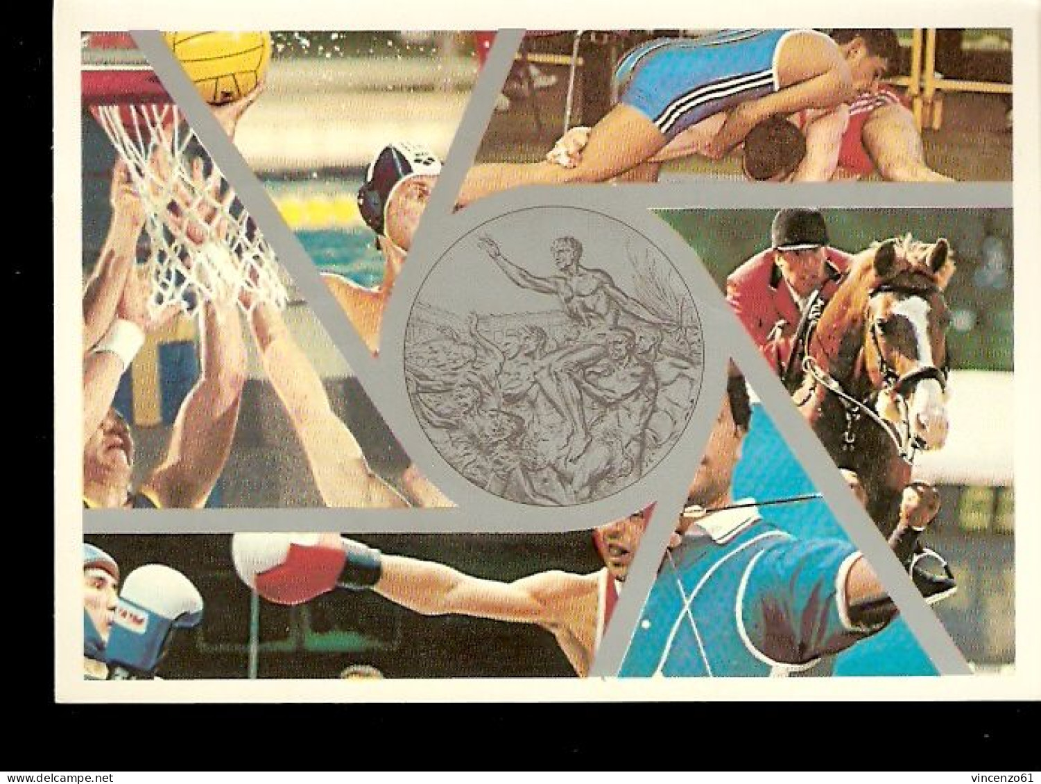 POSTAL CARD ITALIA 98 ARCO ACHERY BASKET WRESTLING LOTTA SWIMING POLO PALLANUOTO - Boxen