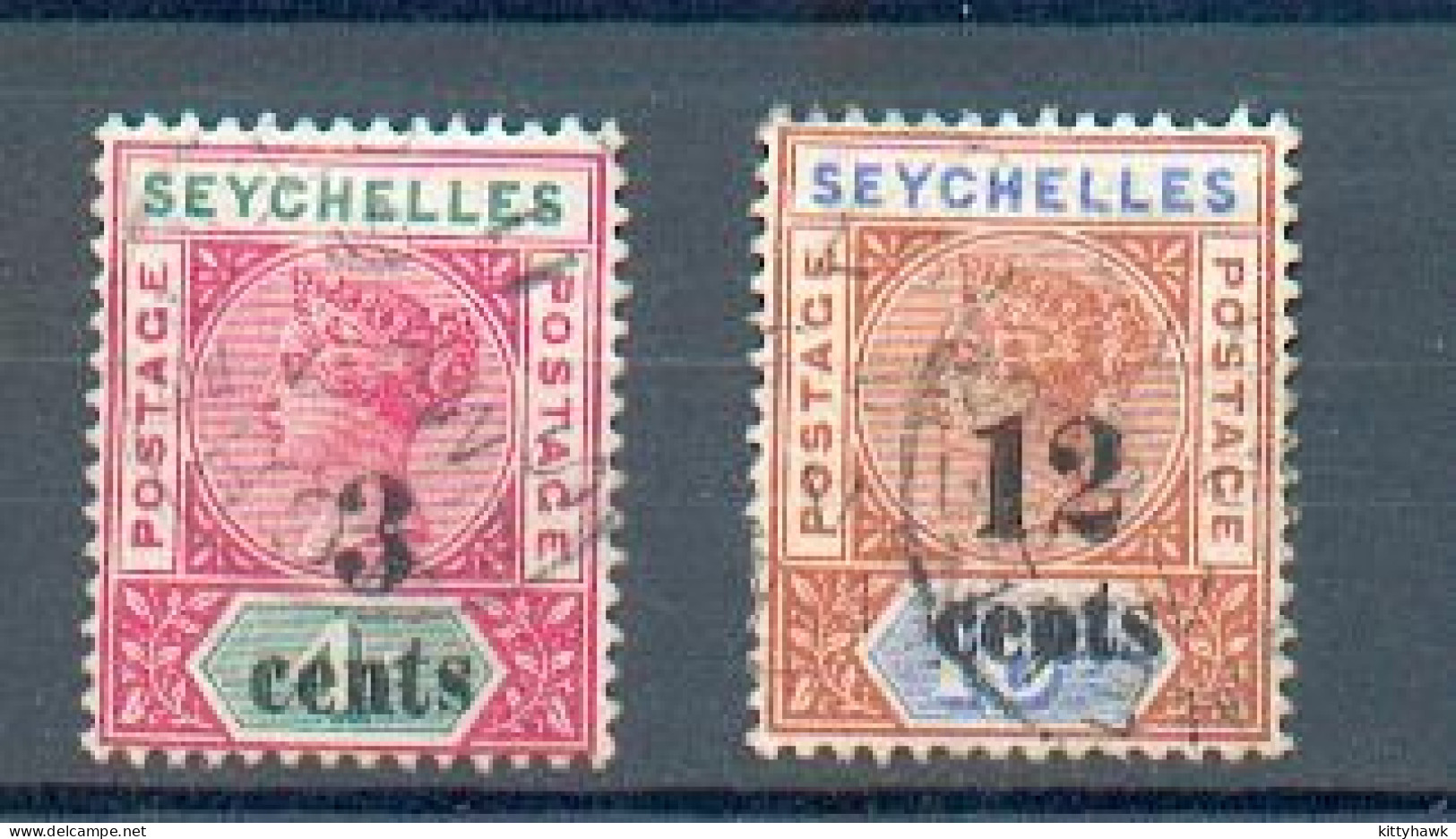 B 118 - Seychelles - YT 9 Et 10 ° Obli - Seychelles (...-1976)