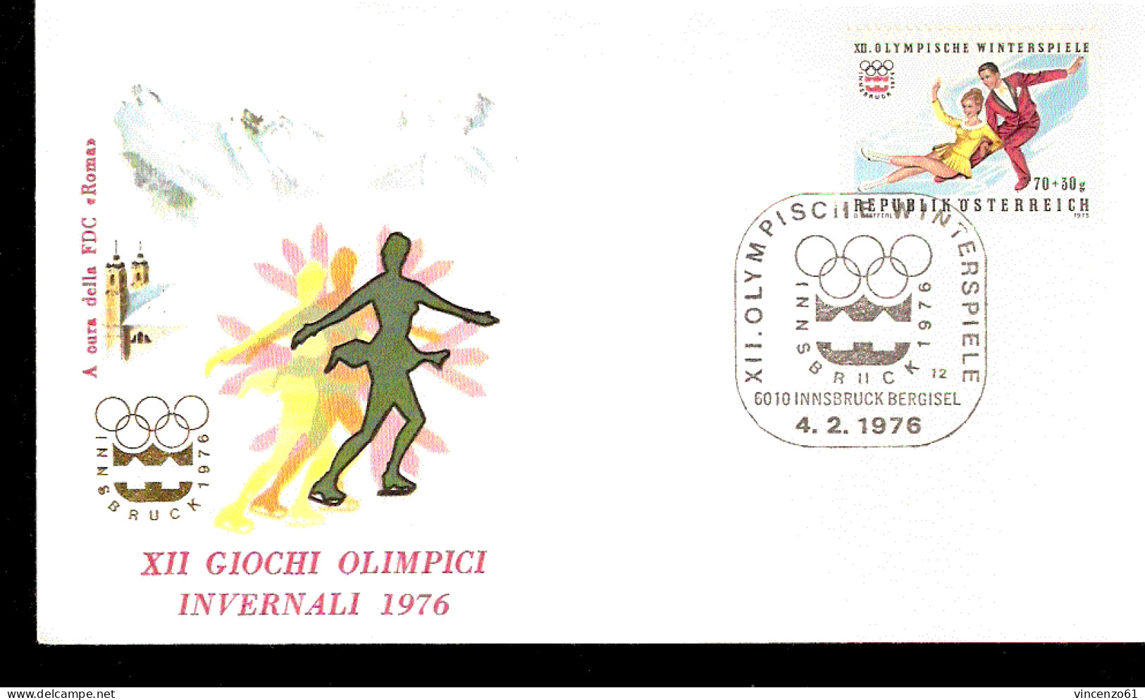 XII GIOCHI OLIMPICI DI INNSBRUCK 1976 PATTINAGGIO ARTISTICO - Winter 1976: Innsbruck