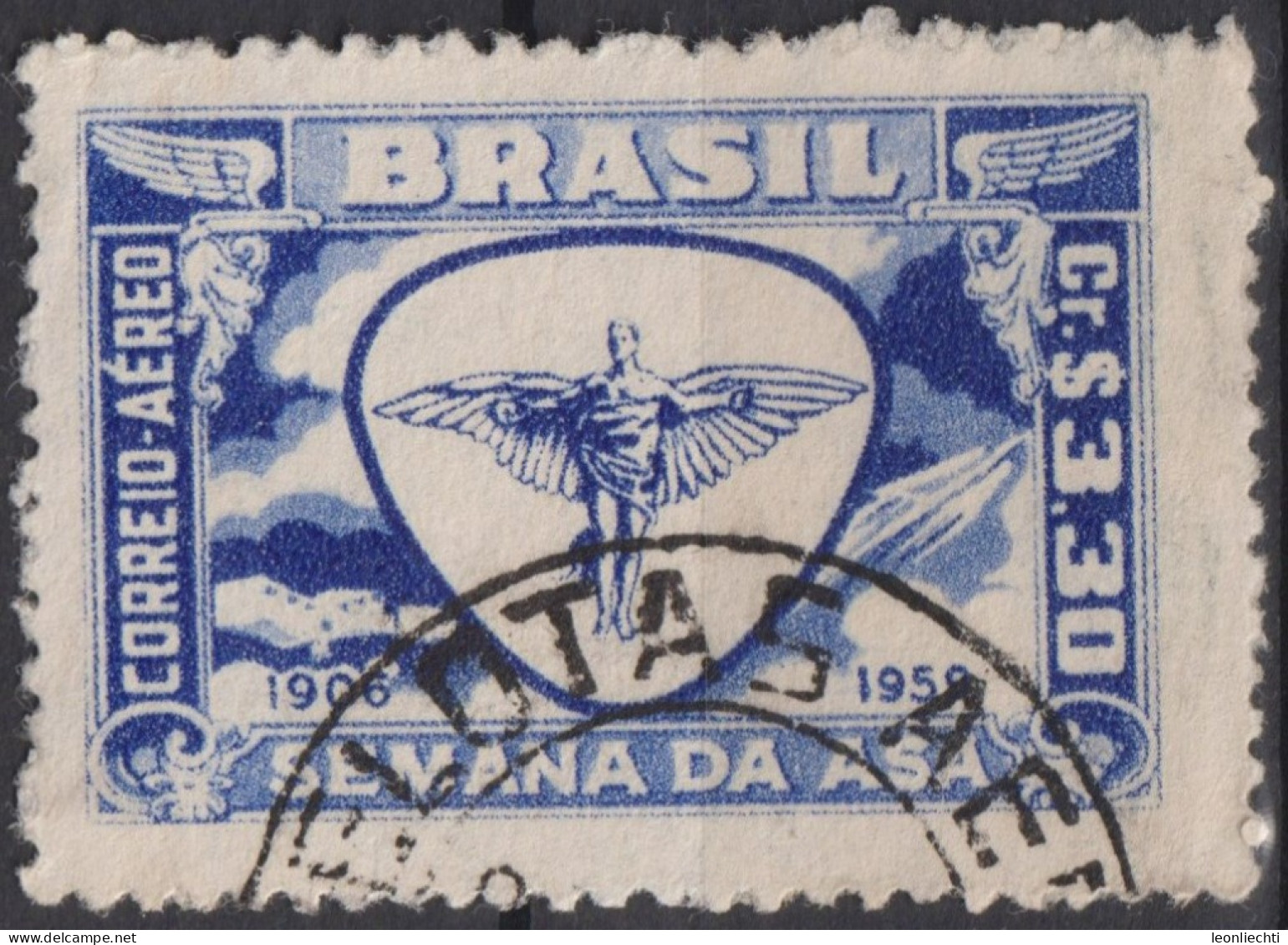 1959 Brasilien AEREO ° Mi:BR 964, Sn:BR C90, Yt:BR PA78, 25ª Wings Week - Airmail