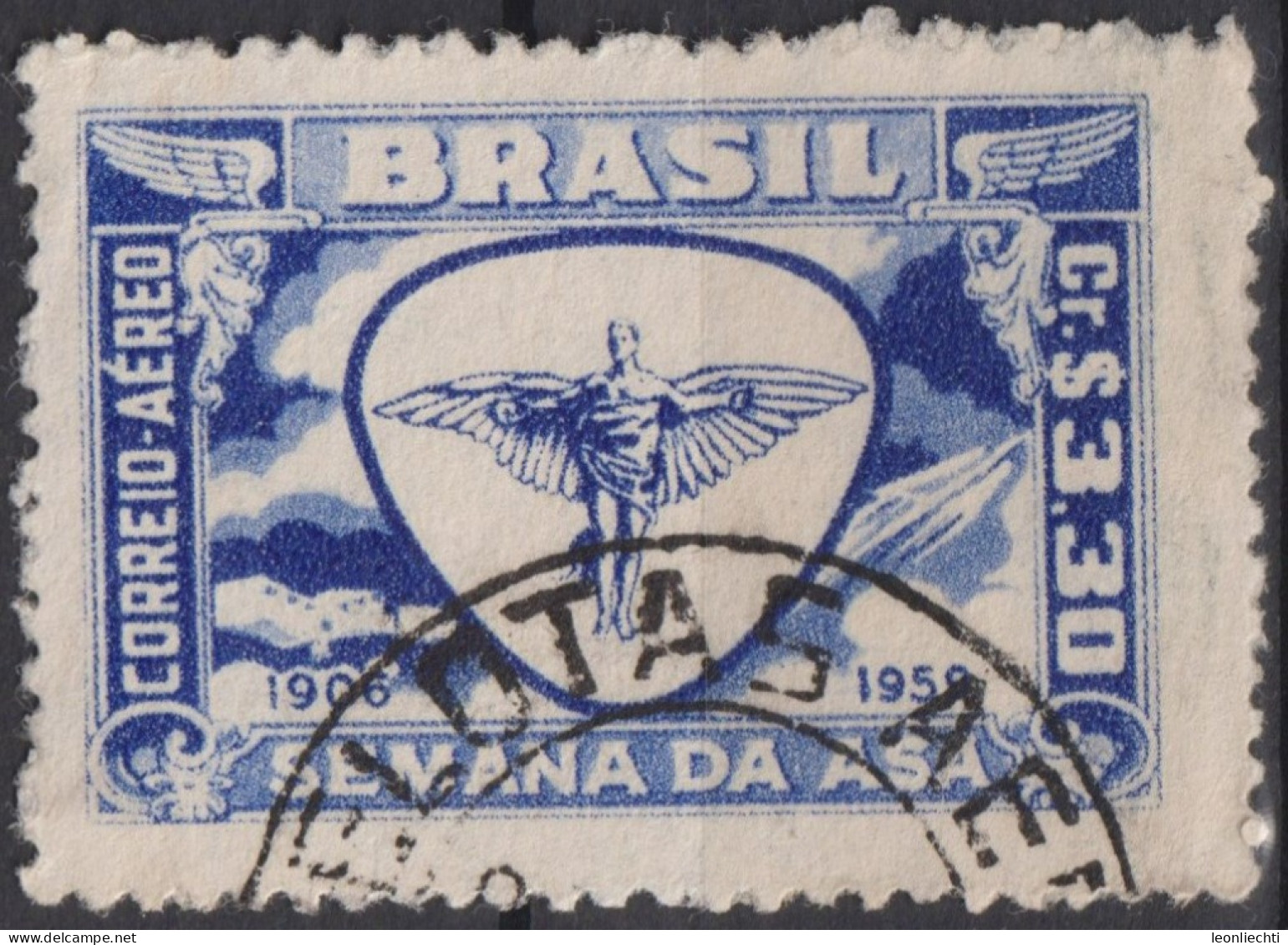 1959 Brasilien AEREO ° Mi:BR 964, Sn:BR C90, Yt:BR PA78, 25ª Wings Week - Luchtpost