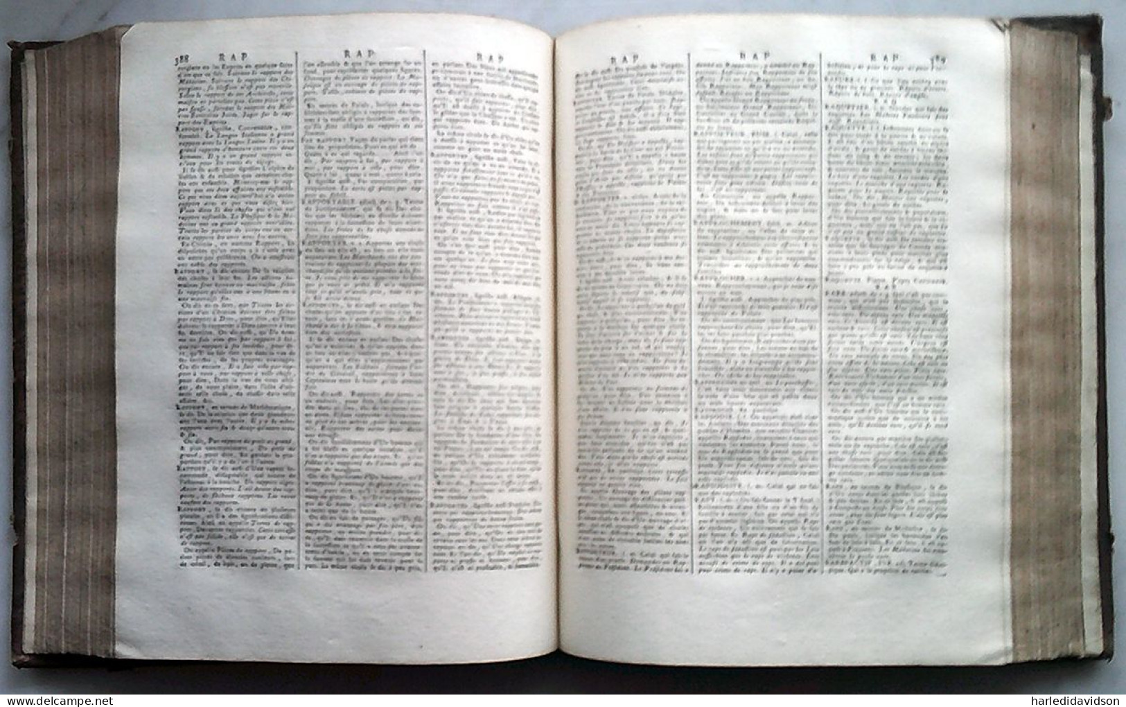 Dictionnaire De L'Académie Françoise. Tome Second L=Z De 1787 - Dictionaries