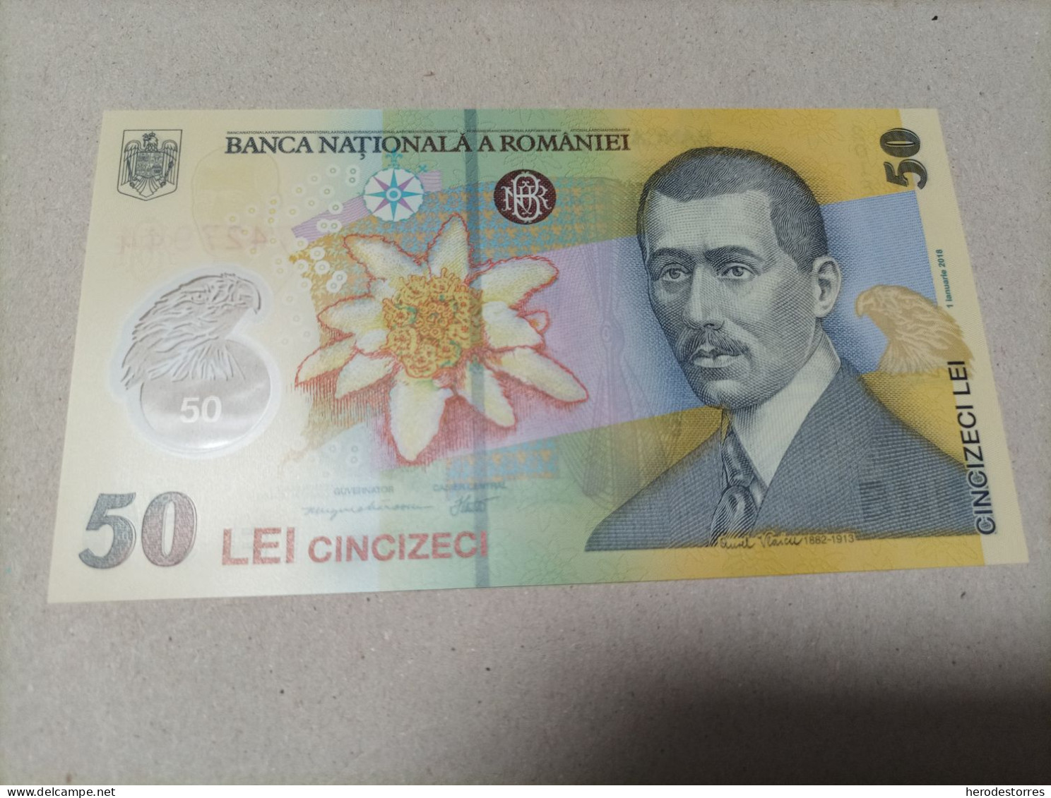 Billete Rumania 50 Lei, Año 2018, UNC - Romania