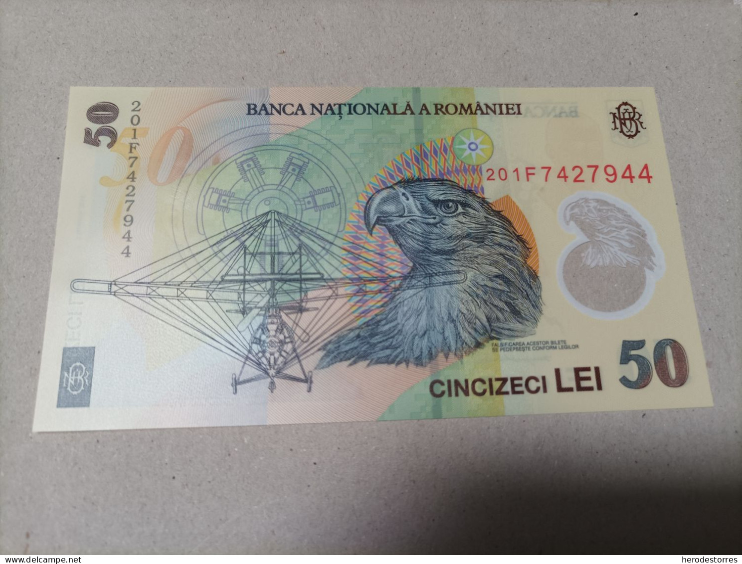 Billete Rumania 50 Lei, Año 2018, UNC - Rumänien