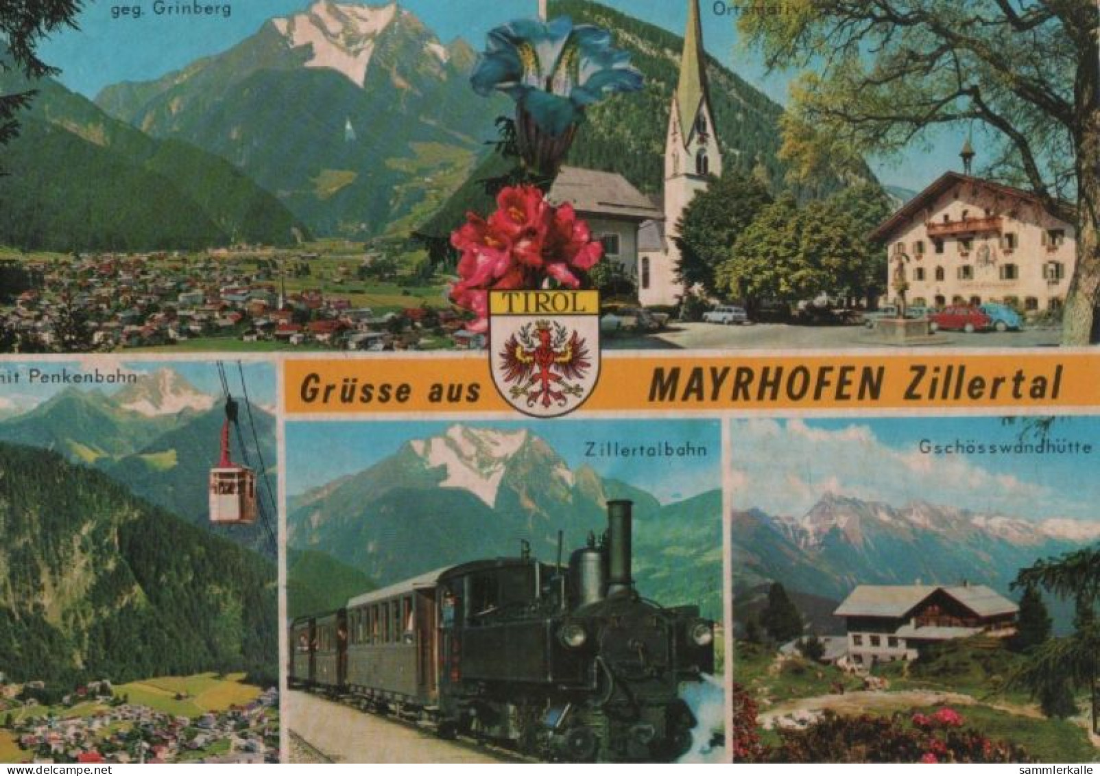 39113 - Österreich - Mayrhofen - U.a. Ortsmotiv - 1989 - Schwaz