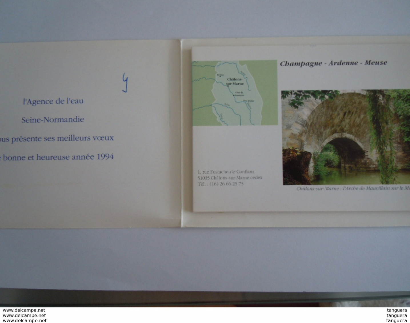 Dépliant Publicité Agence De L'eau Seine-Normande 7 Cartes Images Format Carte Postal - Pubblicitari