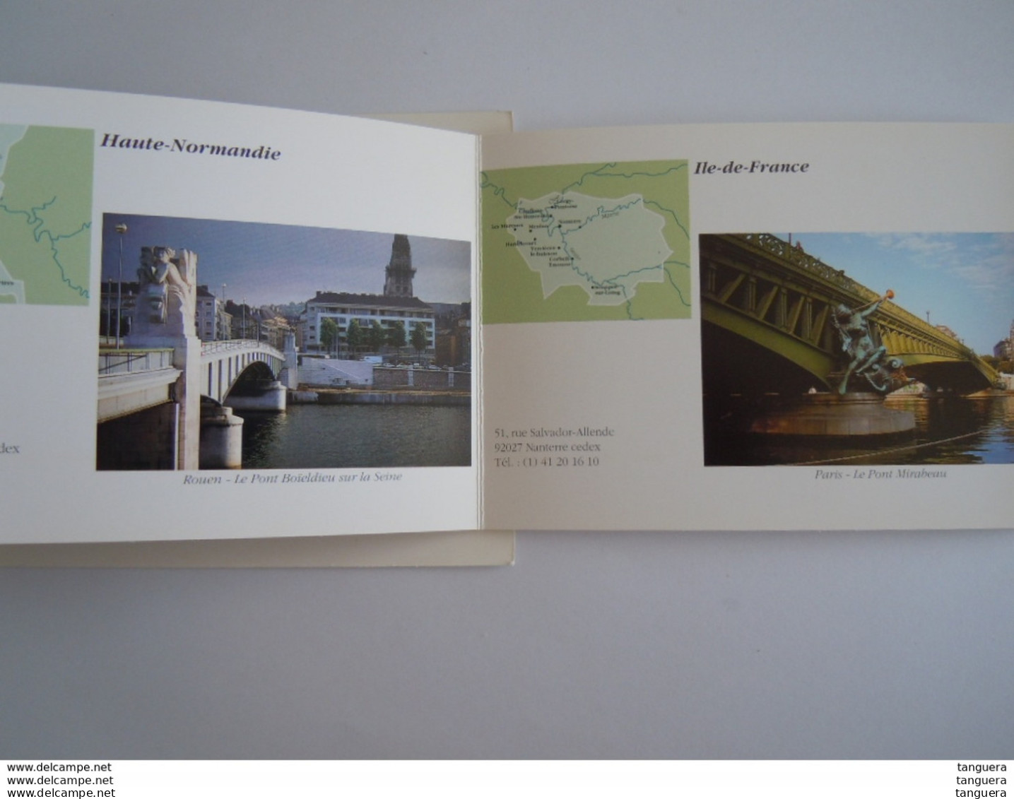 Dépliant Publicité Agence De L'eau Seine-Normande 7 Cartes Images Format Carte Postal - Pubblicitari