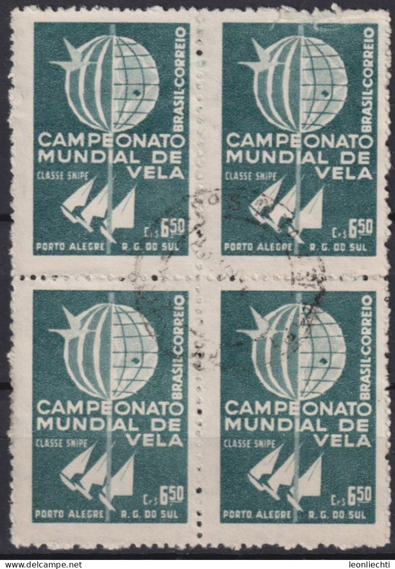 1959 Brasilien ° Mi:BR 965, Sn:BR 898, Yt:BR 684, World Sailing Championships, Porto Alegre - Gebraucht