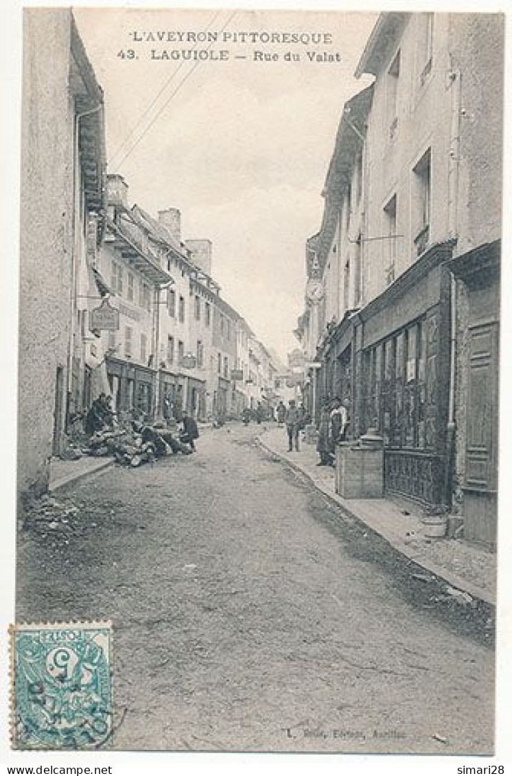 LAGUIOLLE - N° 43 - RUE VALAT - Laguiole