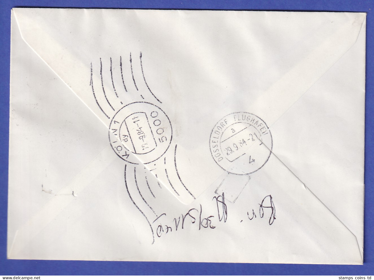 Griechenland Frama-ATM Mit ENDSTREIFEN, Aut.-Nr. 002 Wert 0001 Auf Expr.-Brief - Viñetas De Franqueo [ATM]