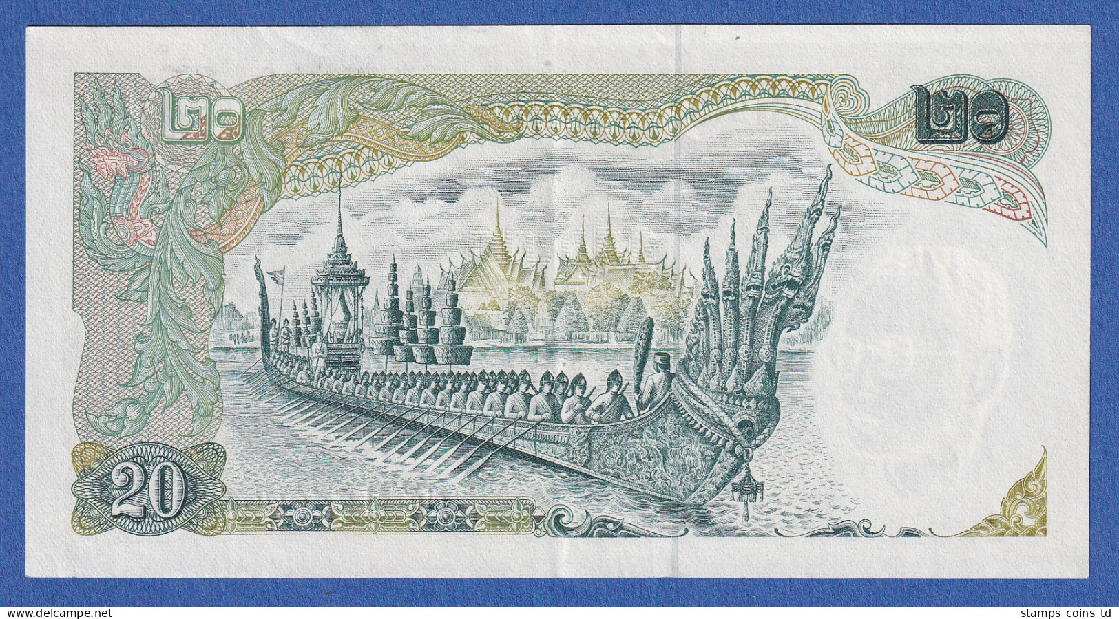 Thailand  1971 Banknote 20 Baht Bankfrisch, Unzirkuliert. - Sonstige – Asien
