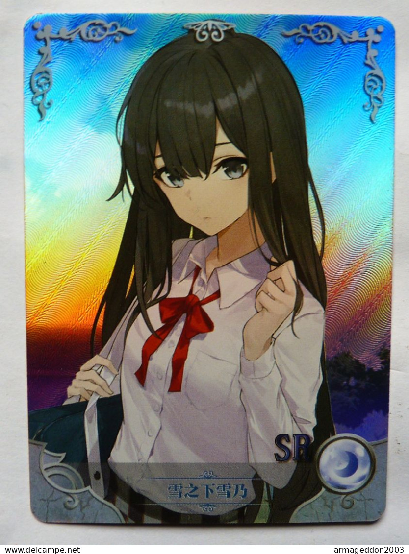 CARTE SEXY GIRL MANGA HOLO Yukino Yukinoshita - Yahari Ore No SR-NS-11SR-28 - Andere & Zonder Classificatie