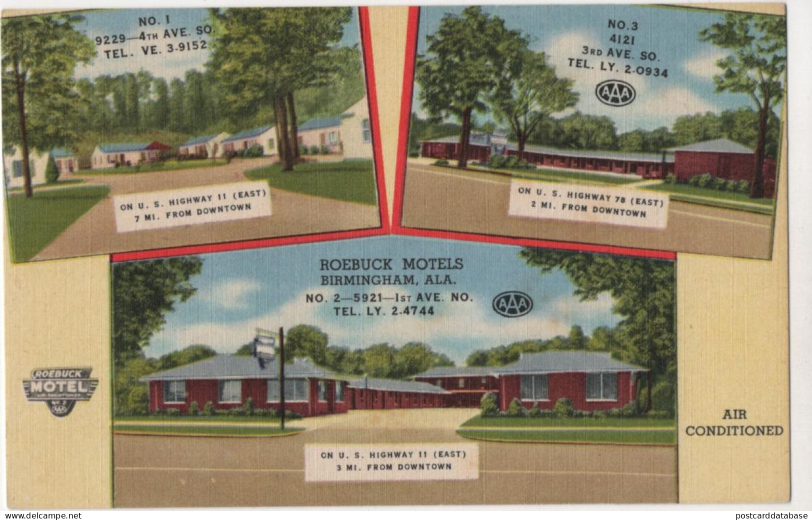 Birmingham, Alabama - Roebuck Motels - & Hotel - Autres & Non Classés