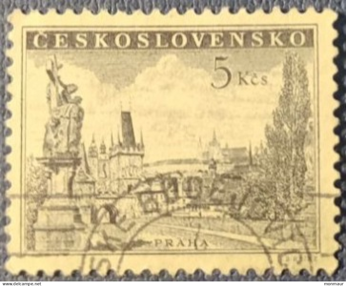 CECOSLOVACCHIA  1953 PRAGA - Usados