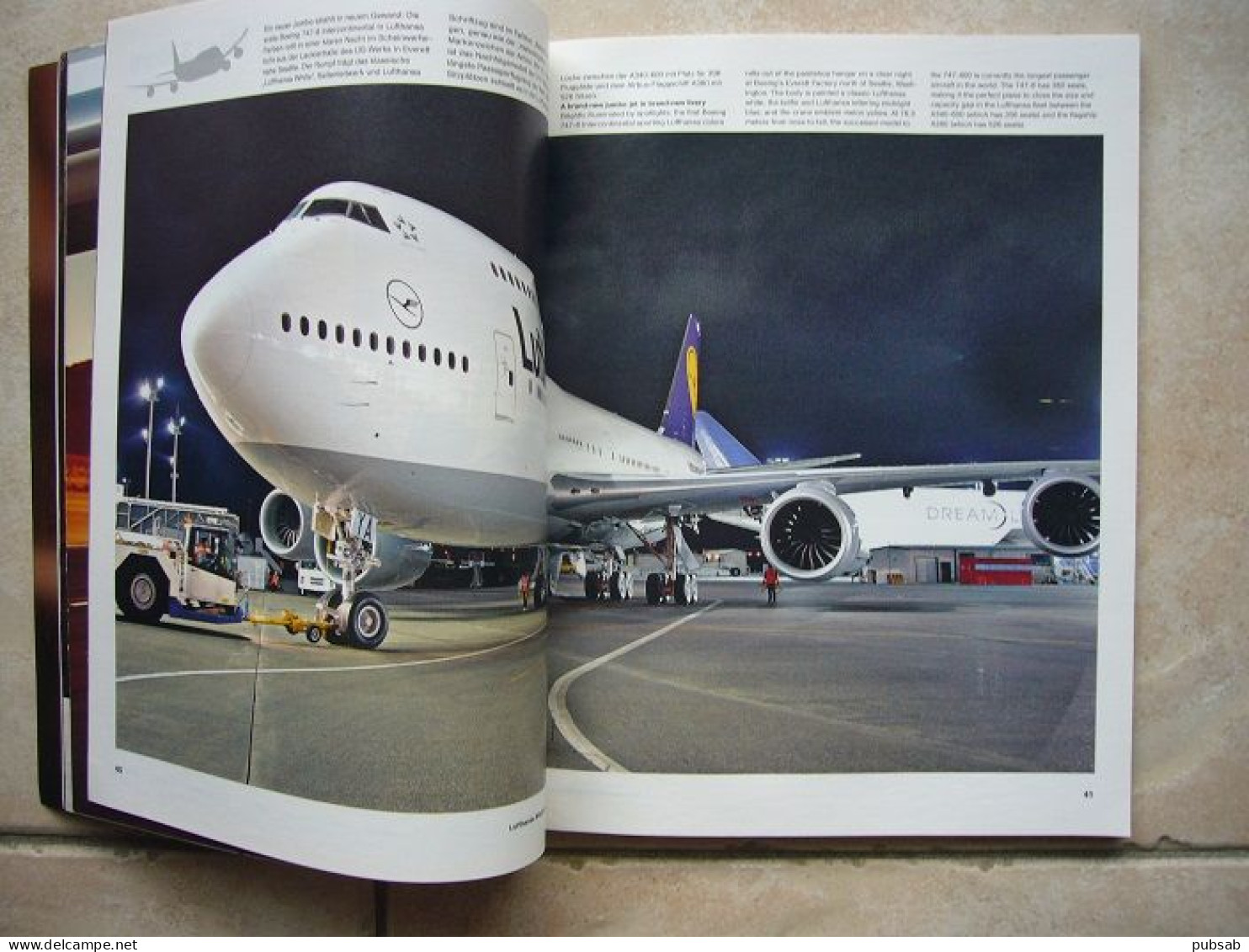 Avion / Airplane / LUFTHANSA / Boeing 747-8 / 130 Pages / Edition Allemande - Revistas De Abordo