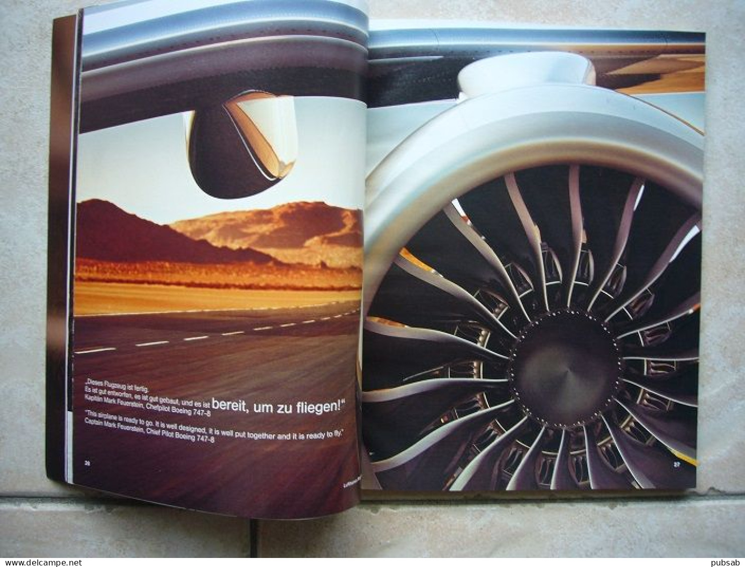 Avion / Airplane / LUFTHANSA / Boeing 747-8 / 130 Pages / Edition Allemande - Riviste Di Bordo