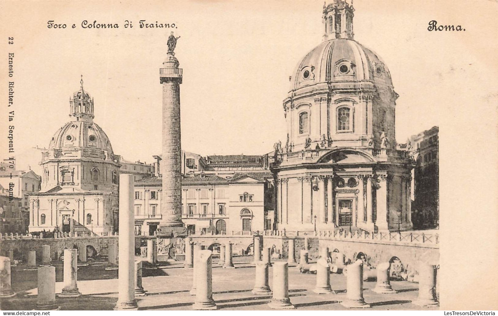 ITALIE - Roma - Foro E Colonna Di Fraiano - Carte Postale Ancienne - Other Monuments & Buildings