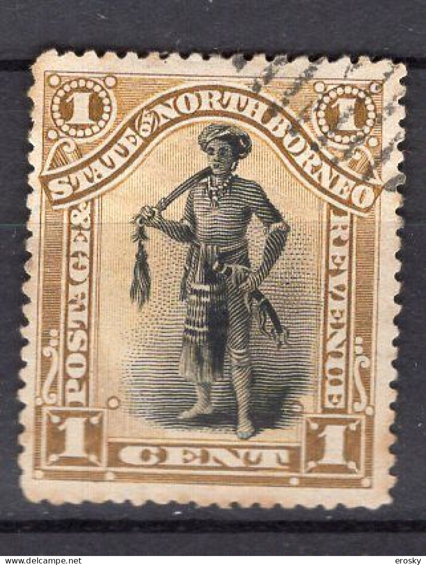P2934 - BRITISH COLONIES NORTH BORNEO Yv N°52 - Noord Borneo (...-1963)