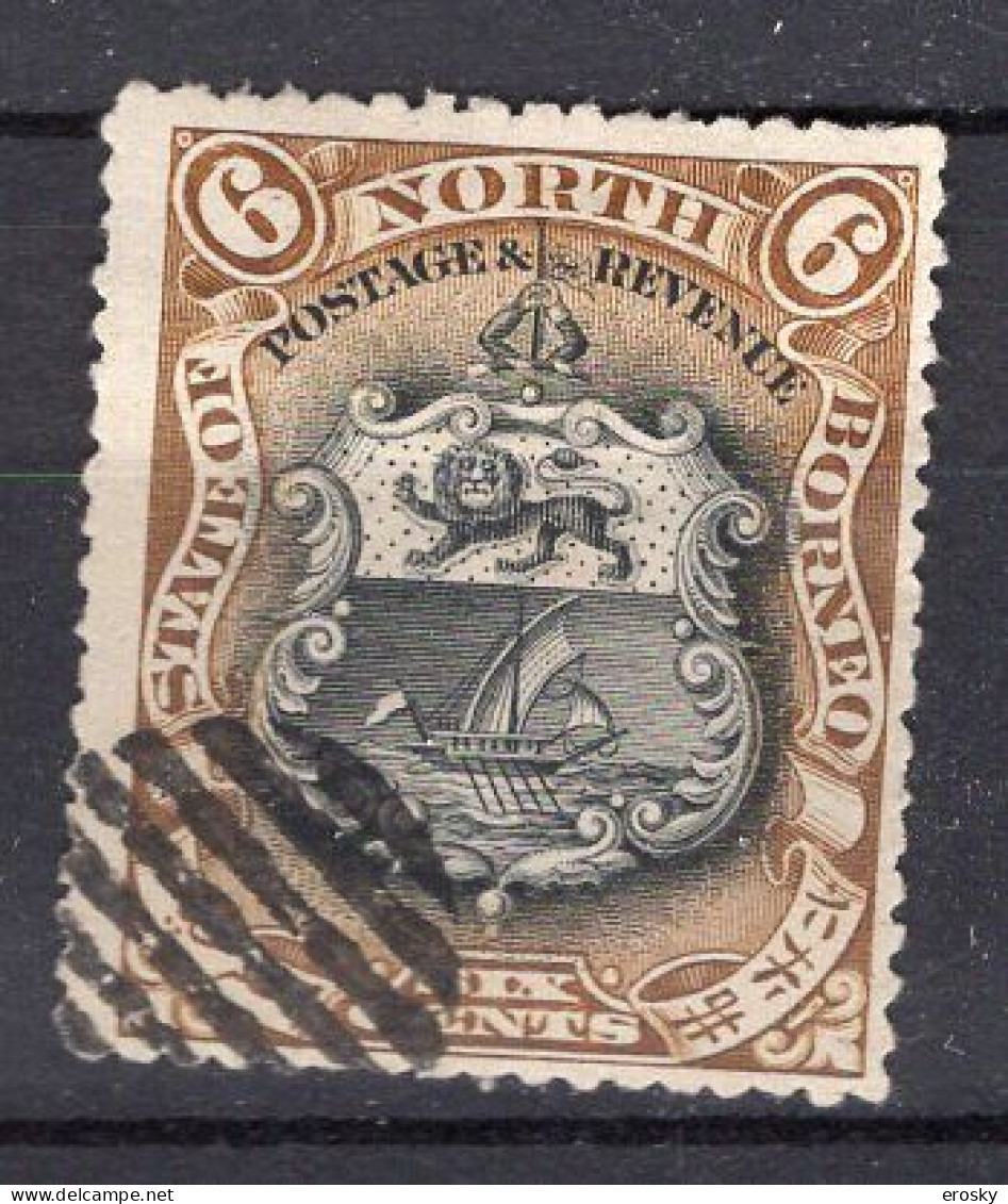P2935 - BRITISH COLONIES NORTH BORNEO Yv N°56 - Noord Borneo (...-1963)