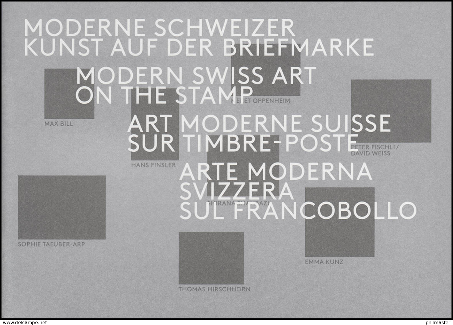 Schweiz PTT-Edition Moderne Schweizer Kunst Auf Der Briefmarke 2011 ** - Maximum Cards