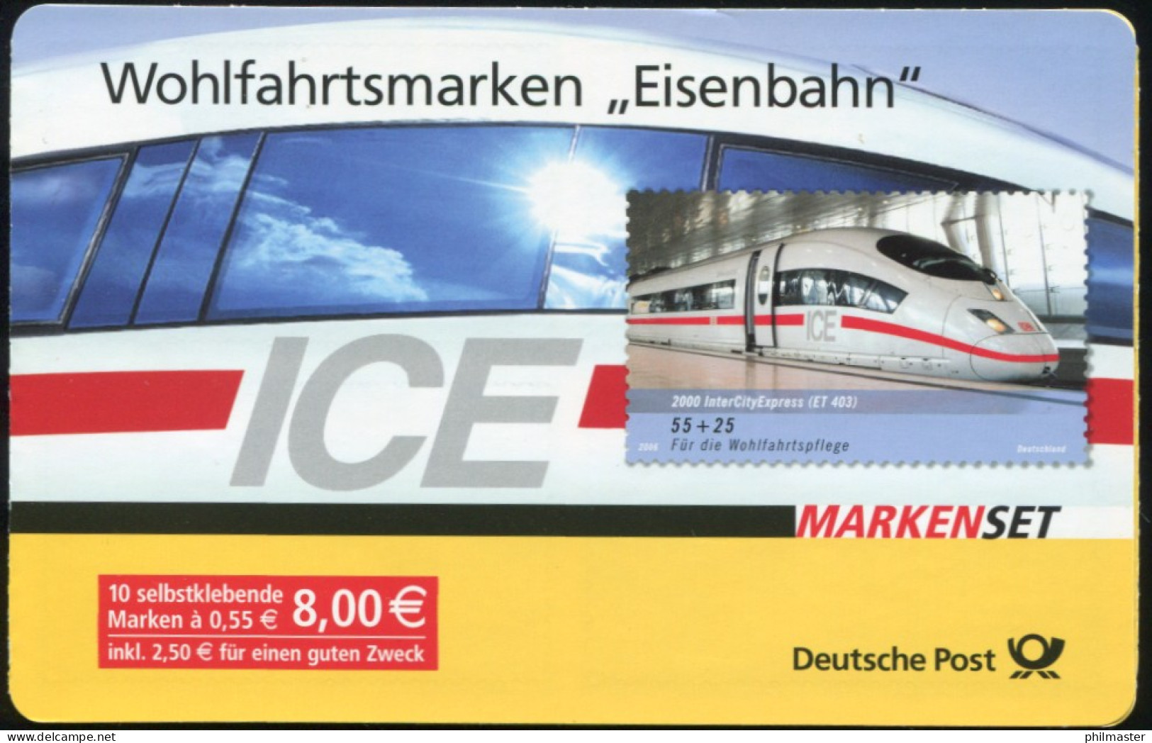64 Lb MH Eisenbahn, Mit Kleinem, Roten Aufkleber / Label, Postfrisch ** - 2001-2010