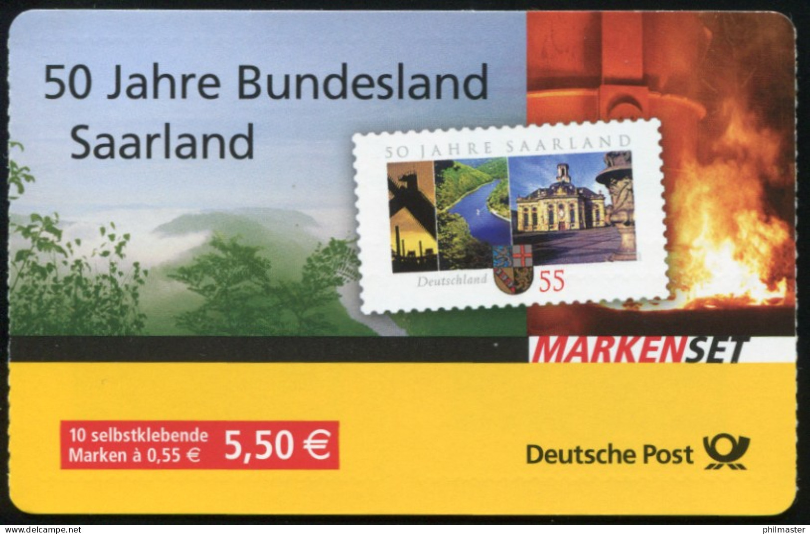 67 Lb MH Saarland - Mit Kleinem, Roten Aufkleber / Label, Postfrisch ** - 2001-2010